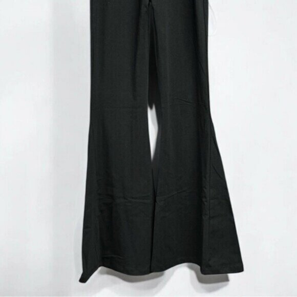 🌻NEW w.tags Offline by Aerie Black Foldover Hi-Rise Flare Leggings Size XS - Picture 5 of 9